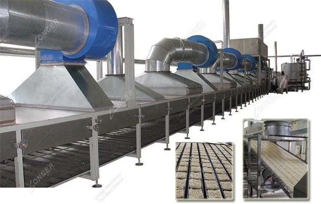 Fried Instant Noodle Making Machine 80000 Bags Manufacturer in China